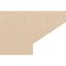Ekena Millwork 6in. W x 8in. H x 12in. L Clemmons Woodgrain TimberThane Rafter Tail, Primed Tan RFTUR06X08X12CLERCPR - alternate 5